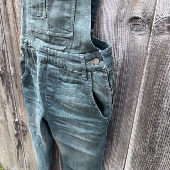 Free People Washed Denim Overalls Womens Size 25 - Picture 8 of 11